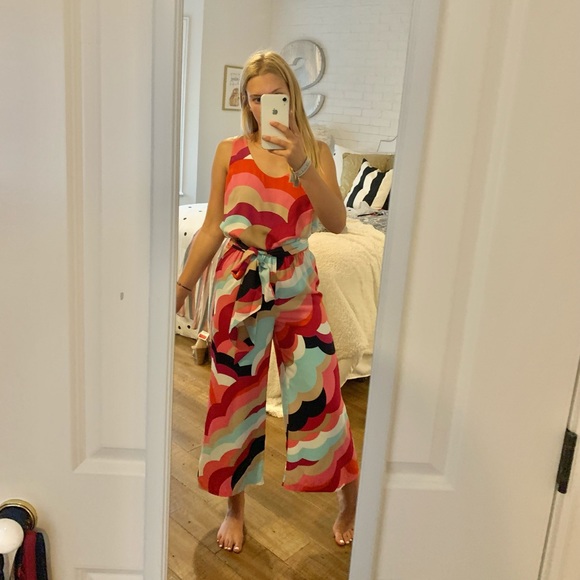 NWT Trina Turk Colorful Jumpsuit (Womens size 2) - Picture 1 of 6